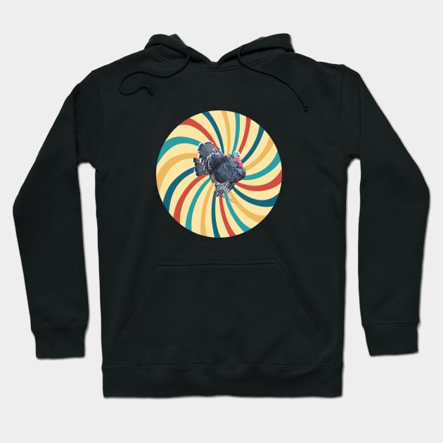 Turkey Huynosis Spiral rooster Hypnotic trance Hoodie by BurunduXX-Factory